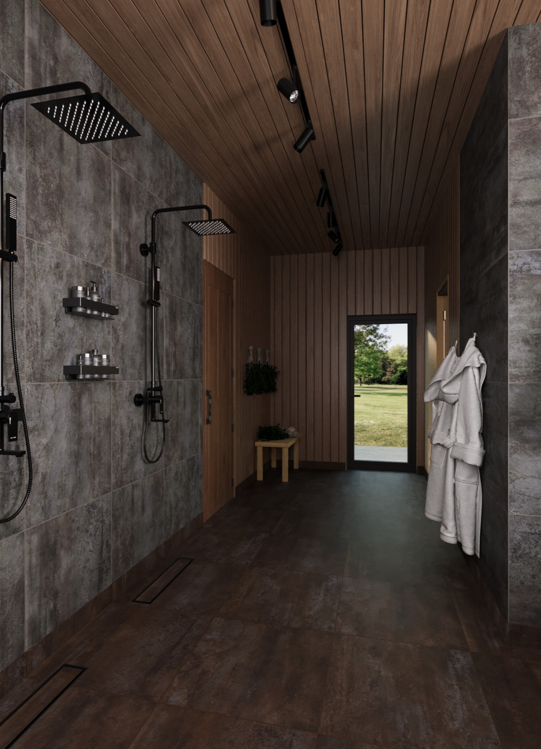 Баня в рыбацком стиле