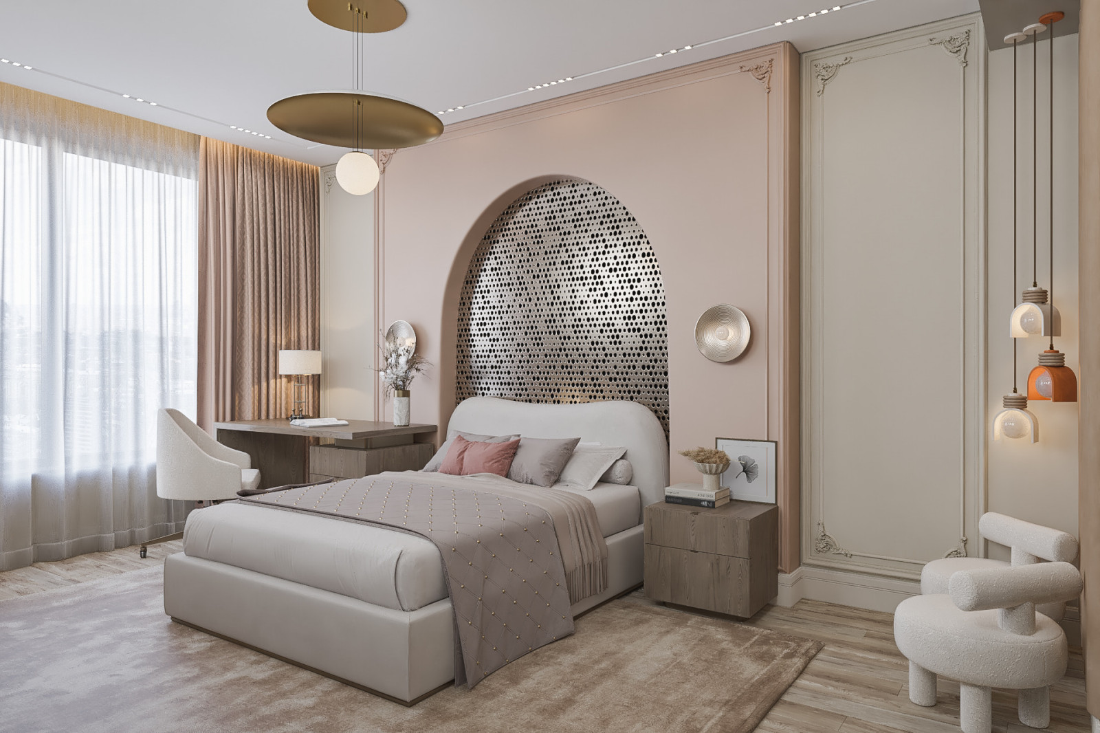 ДИЗАЙН ИНТЕРЬЕРА КВАРТИРЫ В ЖК ДОЛИНА СЕТУНЬ, 133 КВ.М.