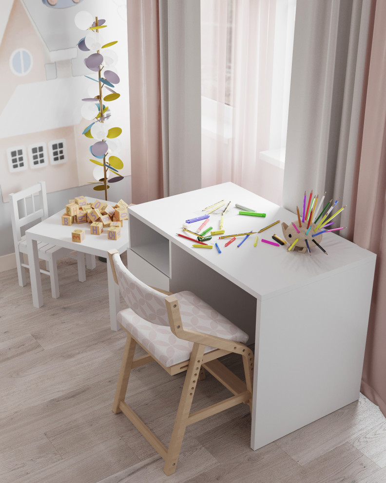 Дизайн детской для девочки