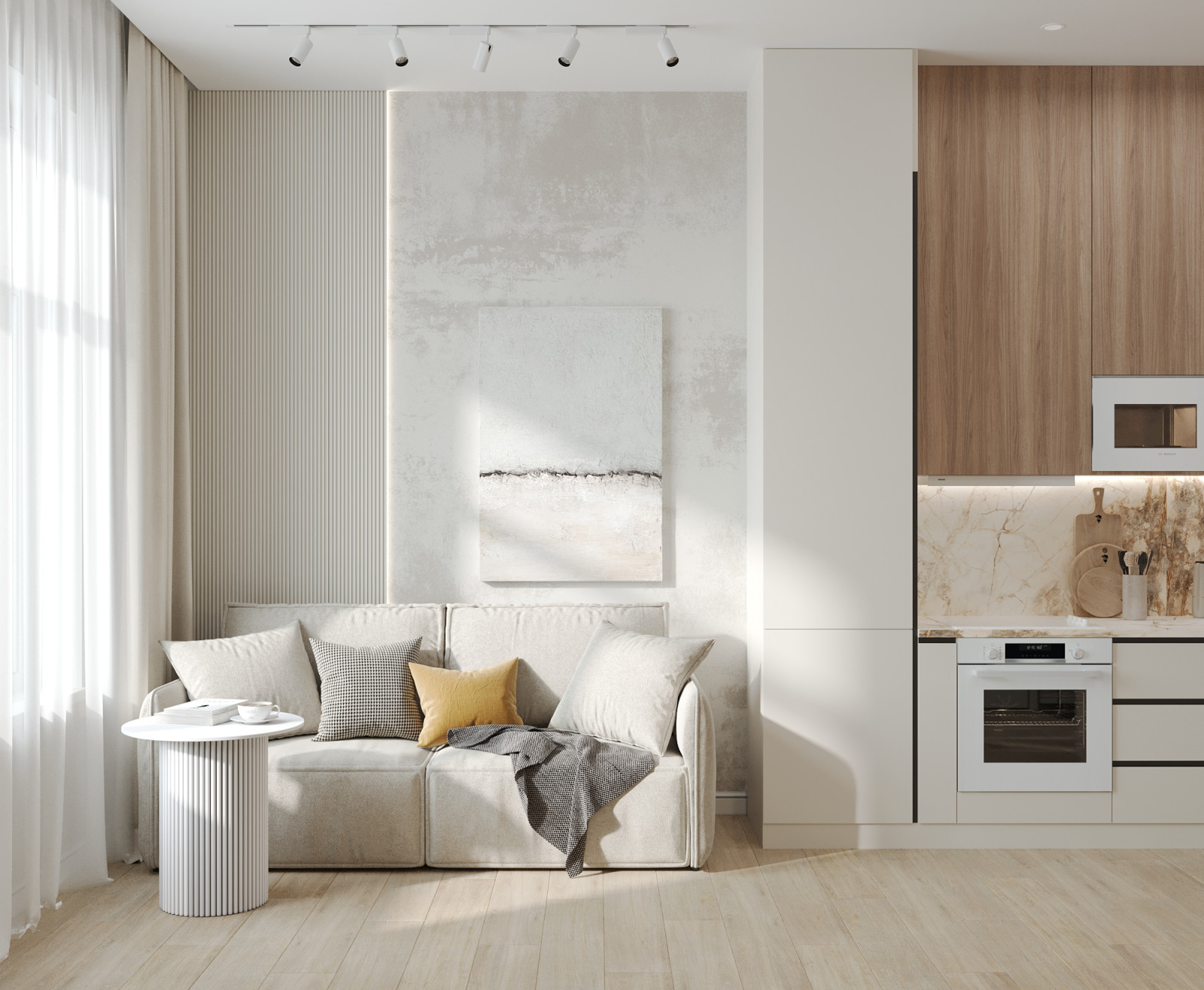 Обложка проекта: Квартира под аренду 35м2