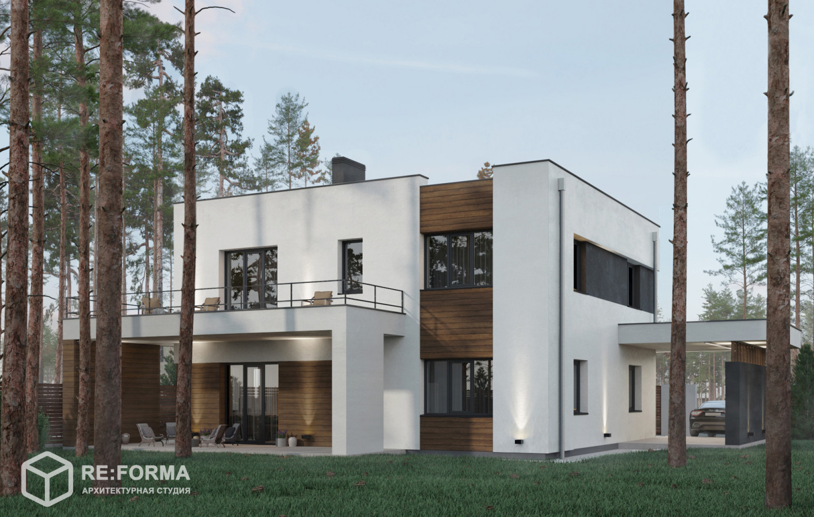 Обложка проекта: Дом в КП Изумрудный с. Медовка (Воронежская обл.)