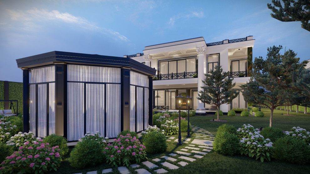 Разработка и оформление проекта загородной резиденции в классическом стиле