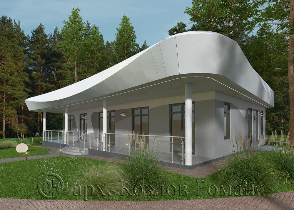 Загородный дом в стиле Параметризм