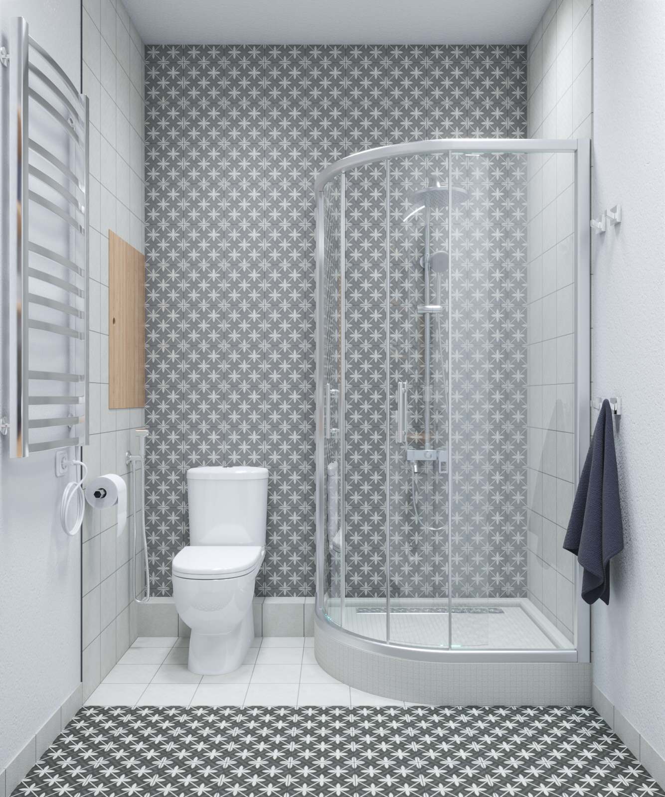 Черно-белый интерьер