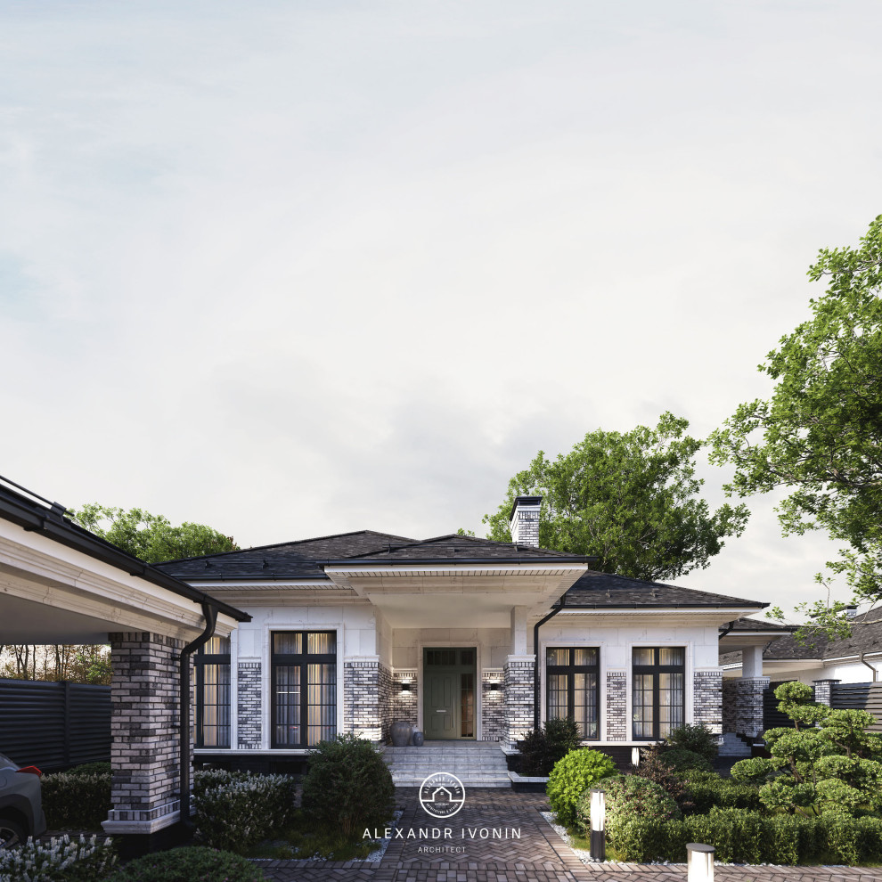 Дом в стиле неоклассика в Ростове