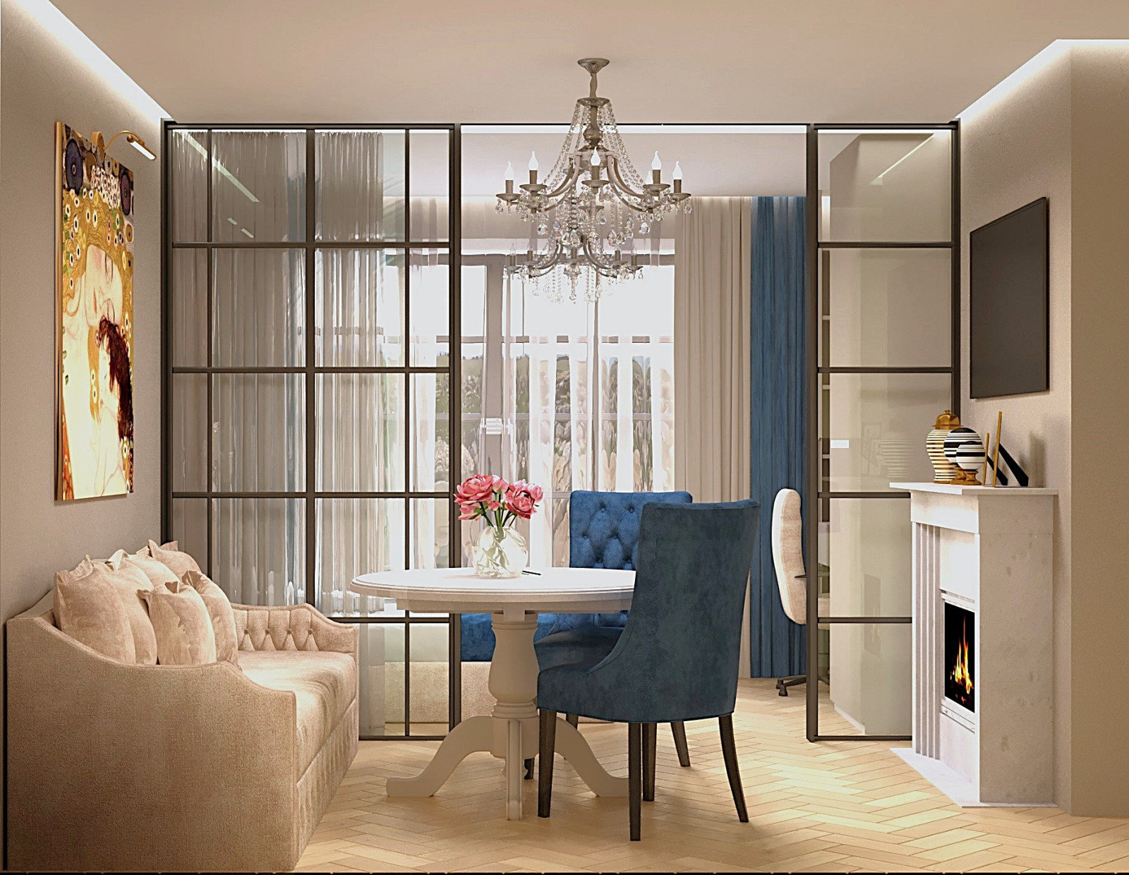 Дизайн проект квартиры в ЖК "Neopark" г. Санкт-Петербург