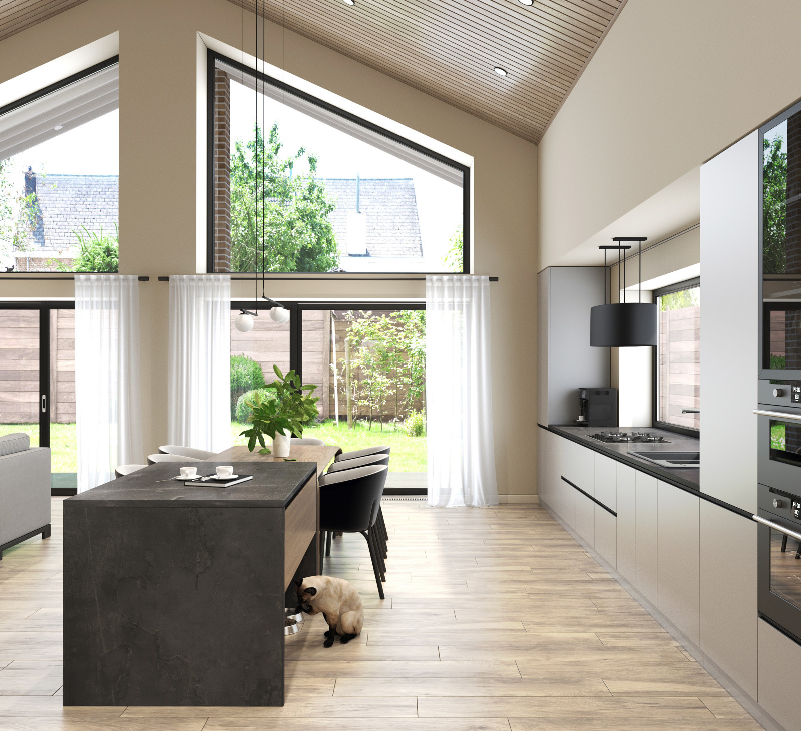 Дизайн-проект одноэтажного дома 140 кв.м, г.Тверь