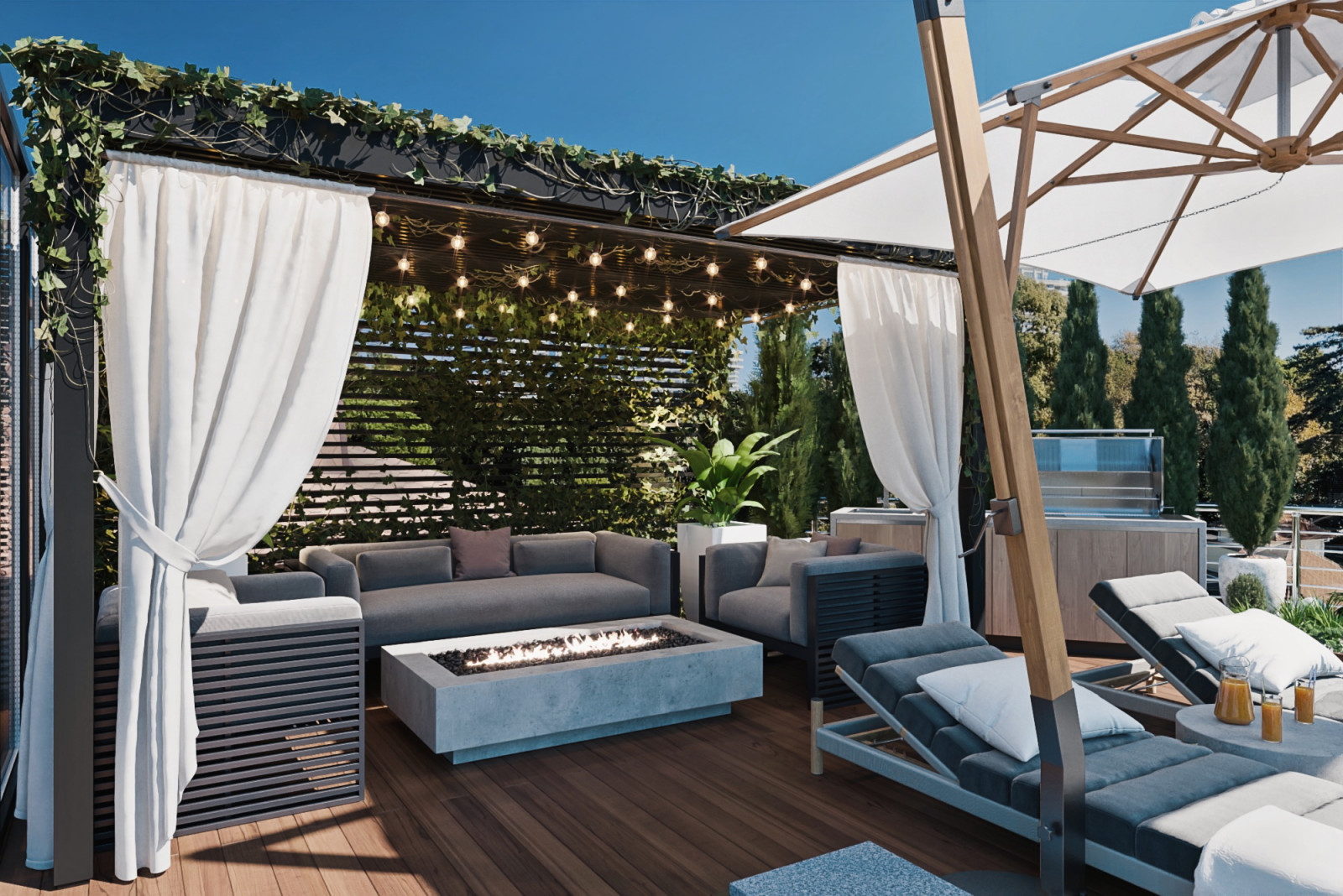 Обложка проекта: Терраса пентхауса в г. Сочи