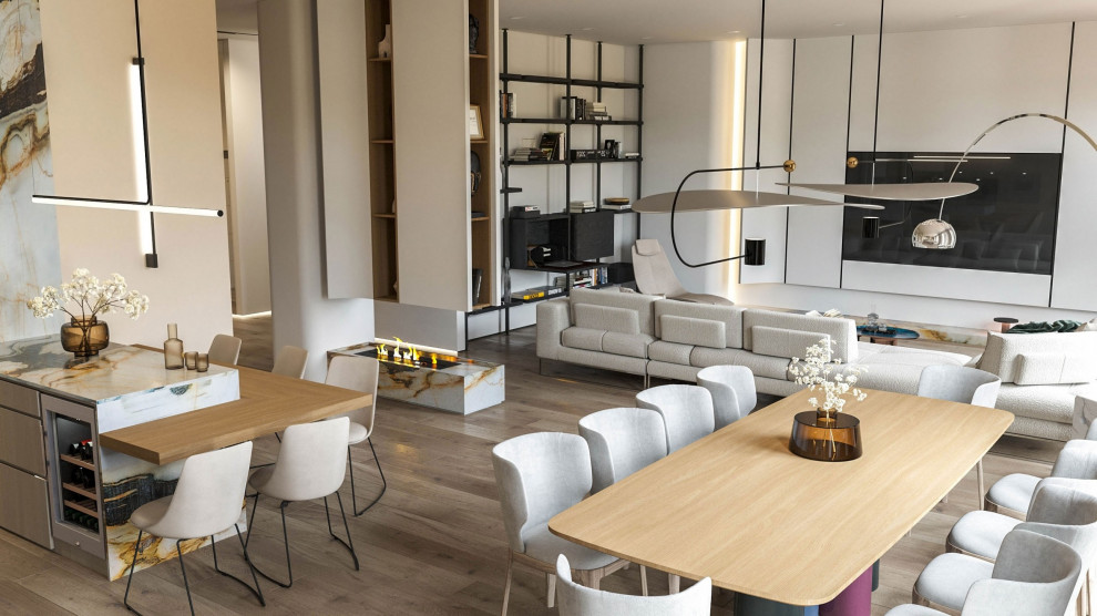 Дизайн загородного дома. Современный стиль.