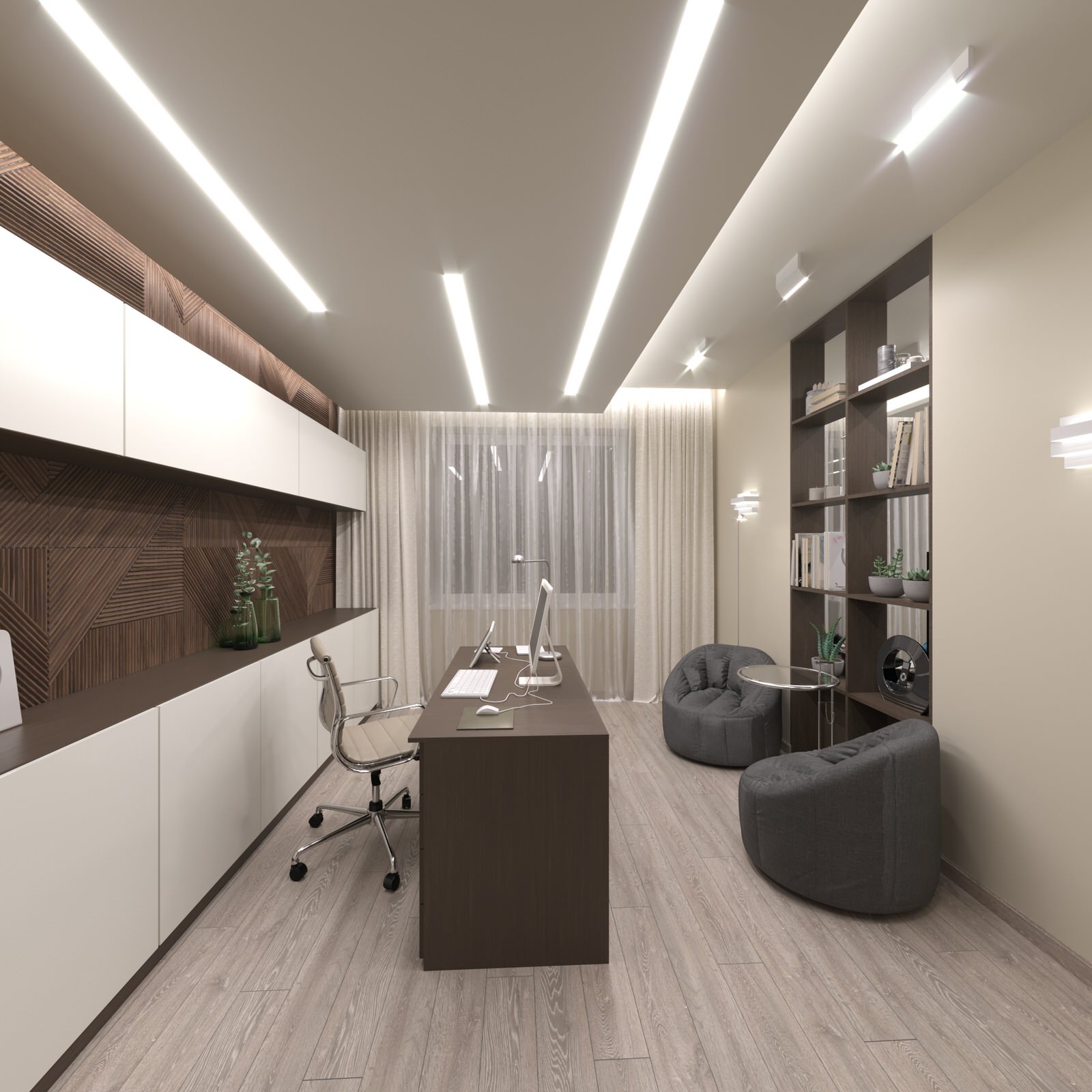 Дизайн двухуровневой квартиры 170 м² ЖК «ORDYNKA»