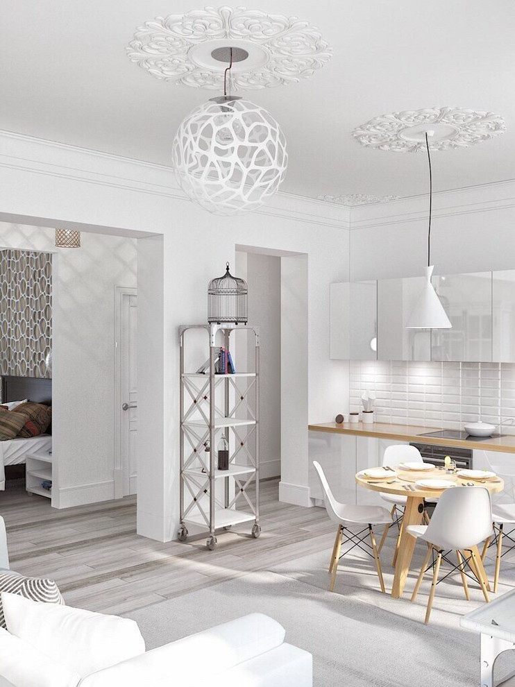 Обложка проекта: Дизайн-проект стандартной двухкомнатной квартиры