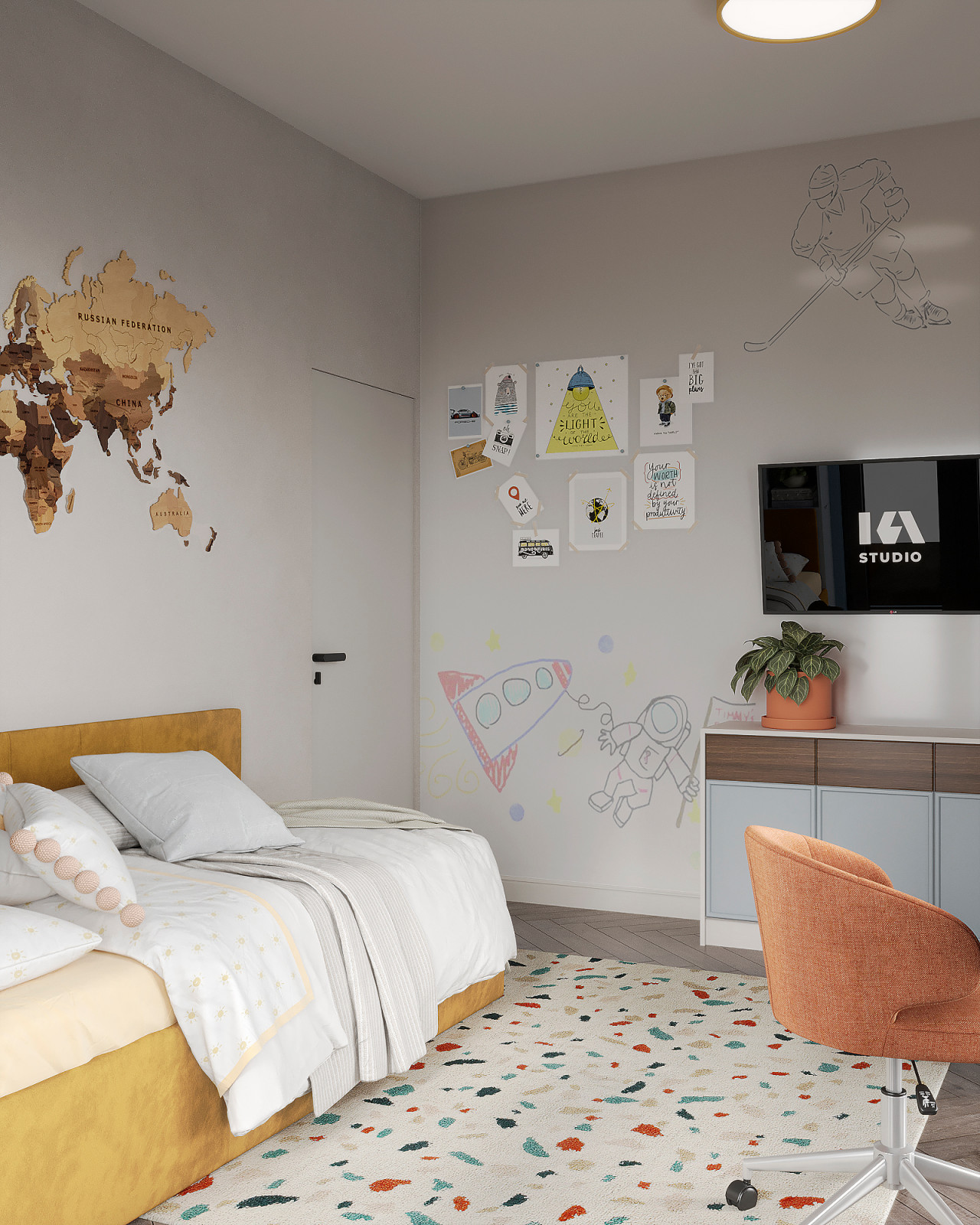 Квартира в стиле эклектика