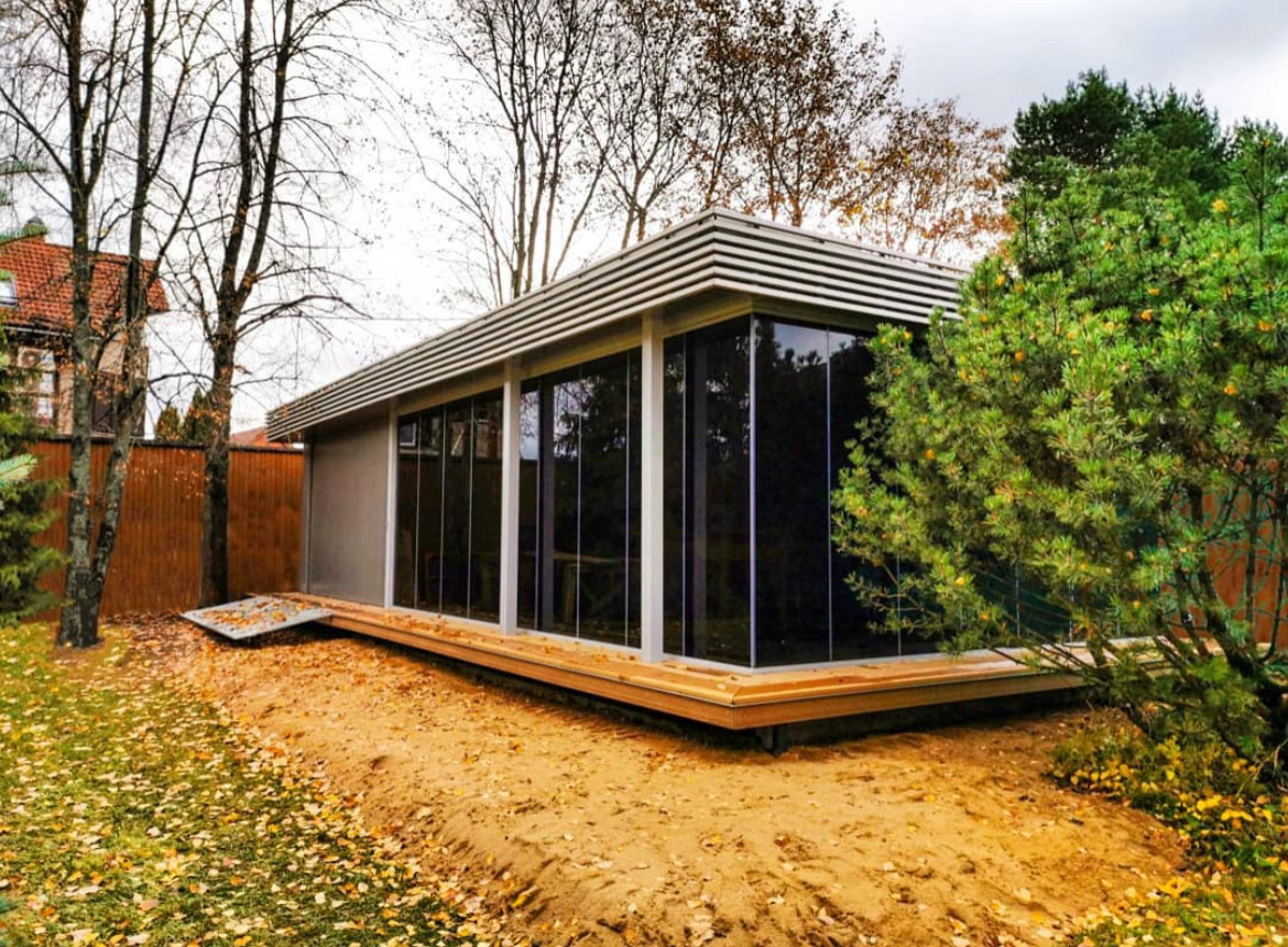 Истра. Комплексная застройка. беседка и Навес.