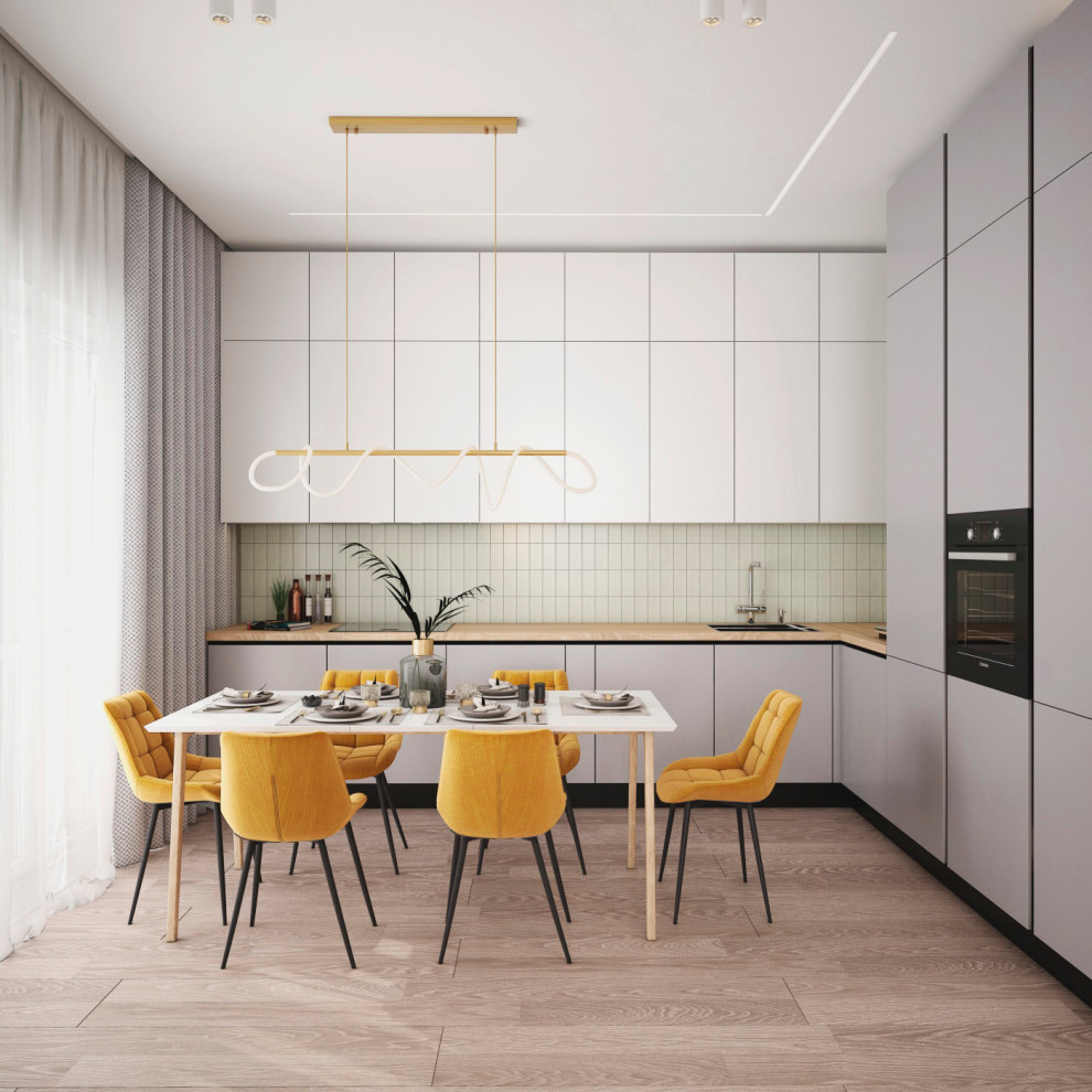 Обложка проекта: Квартира в ЖК "Фортепиано" на Ленинском проспекте 80 м2