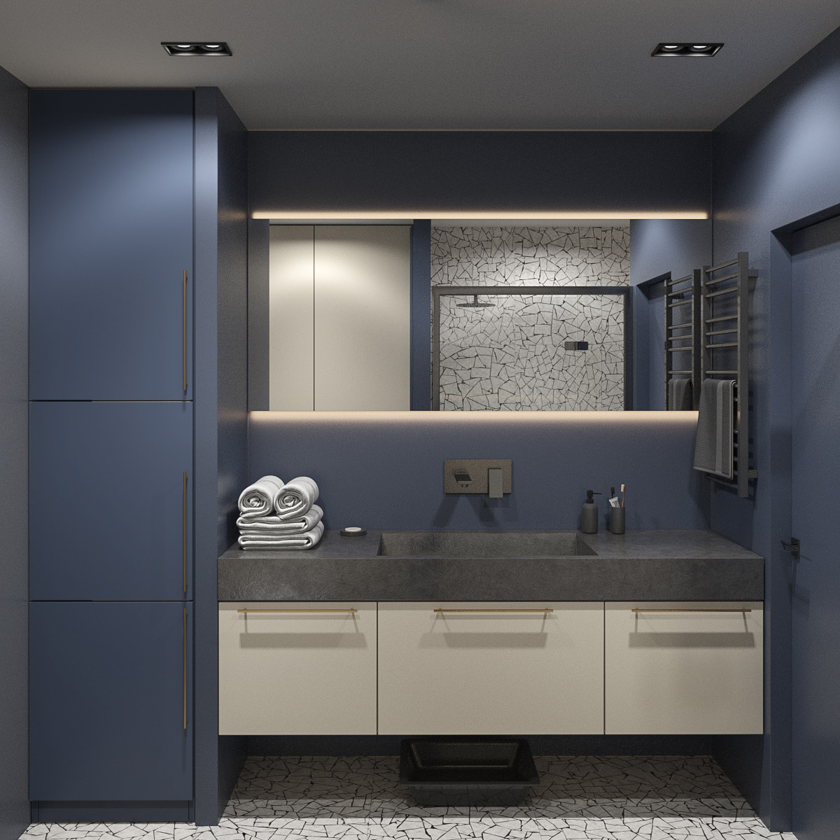 Квартира 57 м2 ЖК "Красная стрела". Лофт