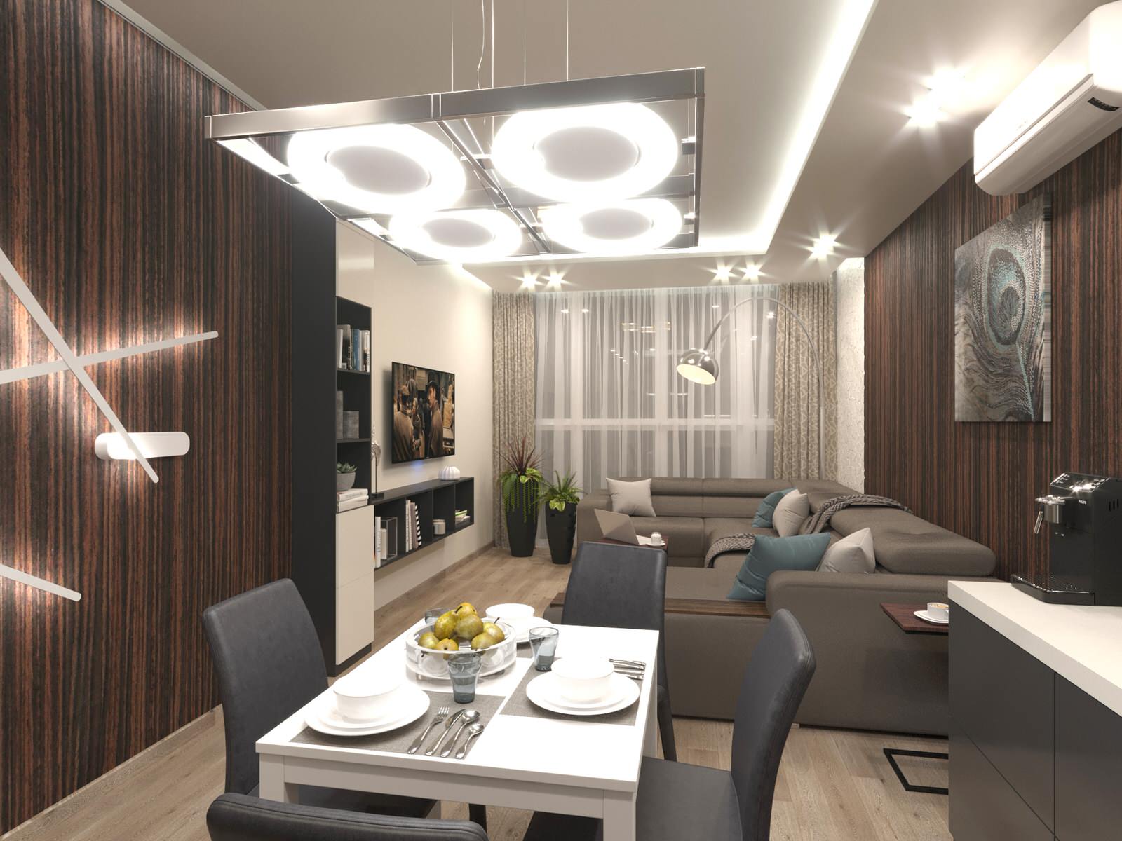 Планировка трехкомнатной квартиры 72 м² ЖК UP-квартал «Новое Тушино»