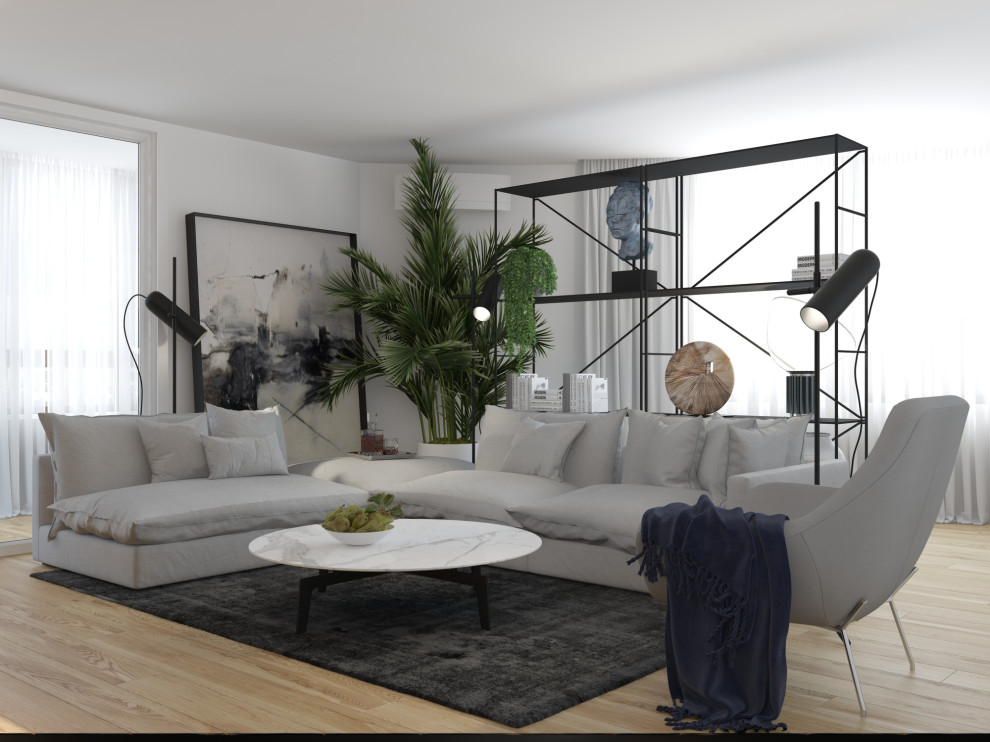 Обложка проекта: гостиная в квартире