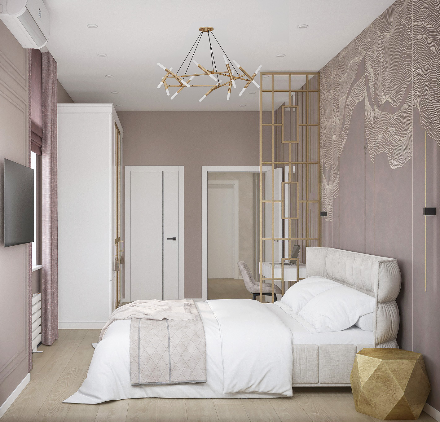 Элегантная квартира в Москве для молодой семьи