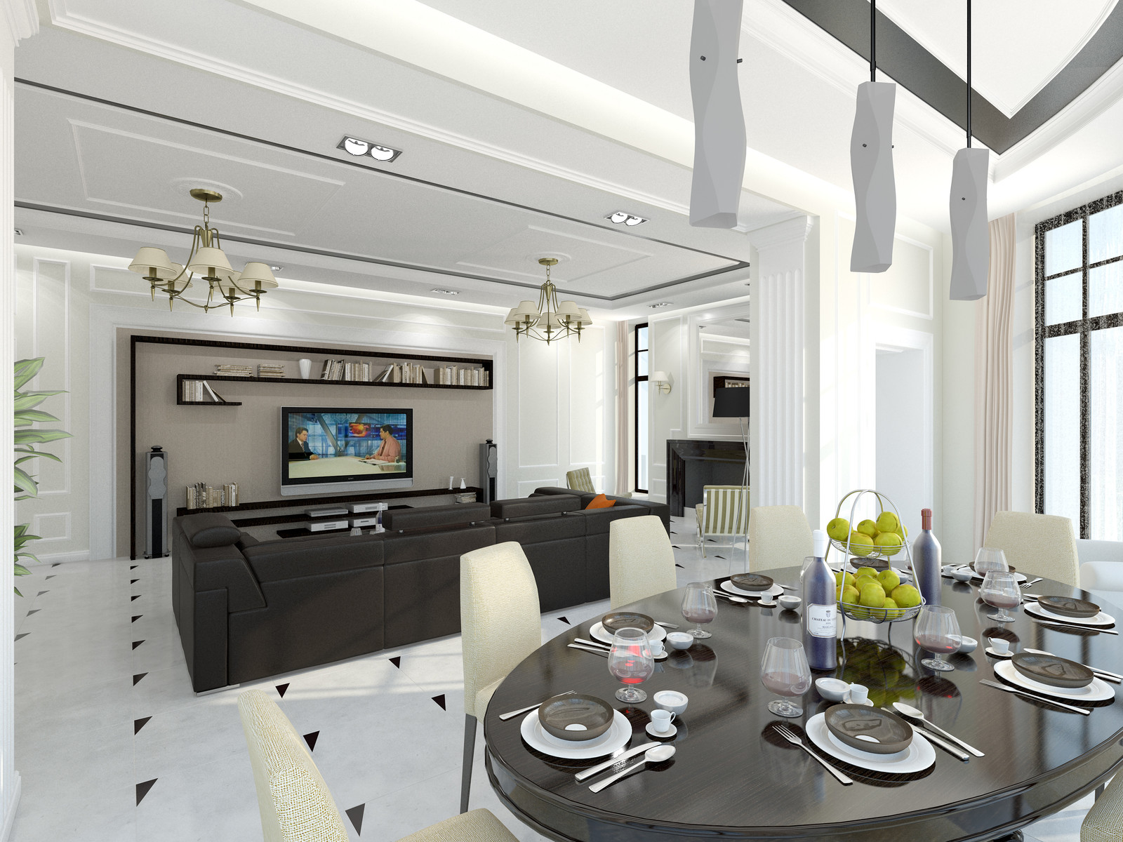 Частный жилой дом на Рублёво-Успенском шоссе (проект)