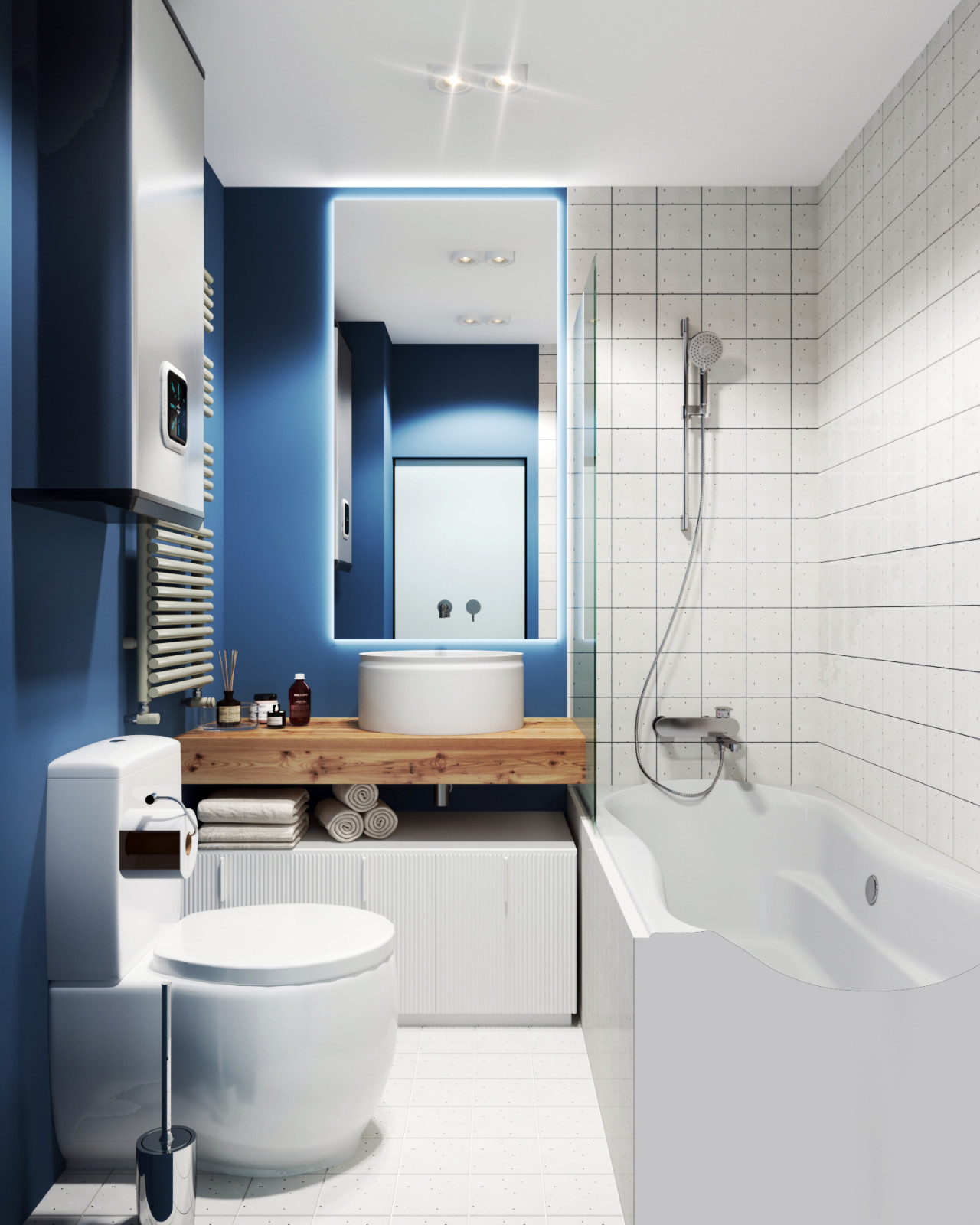 Апельсиновый фреш. Ванная комната.