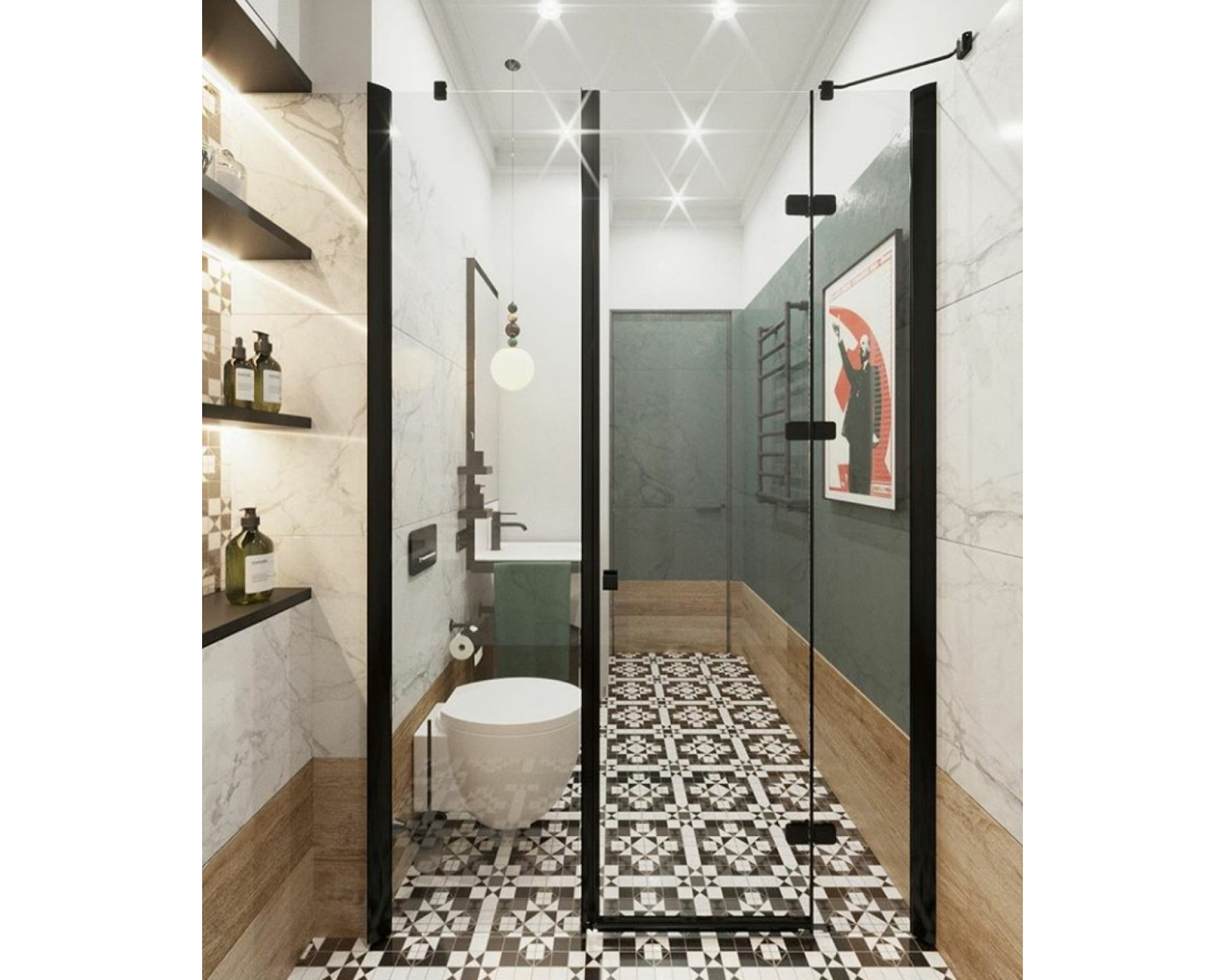 Мебель использованием стекла