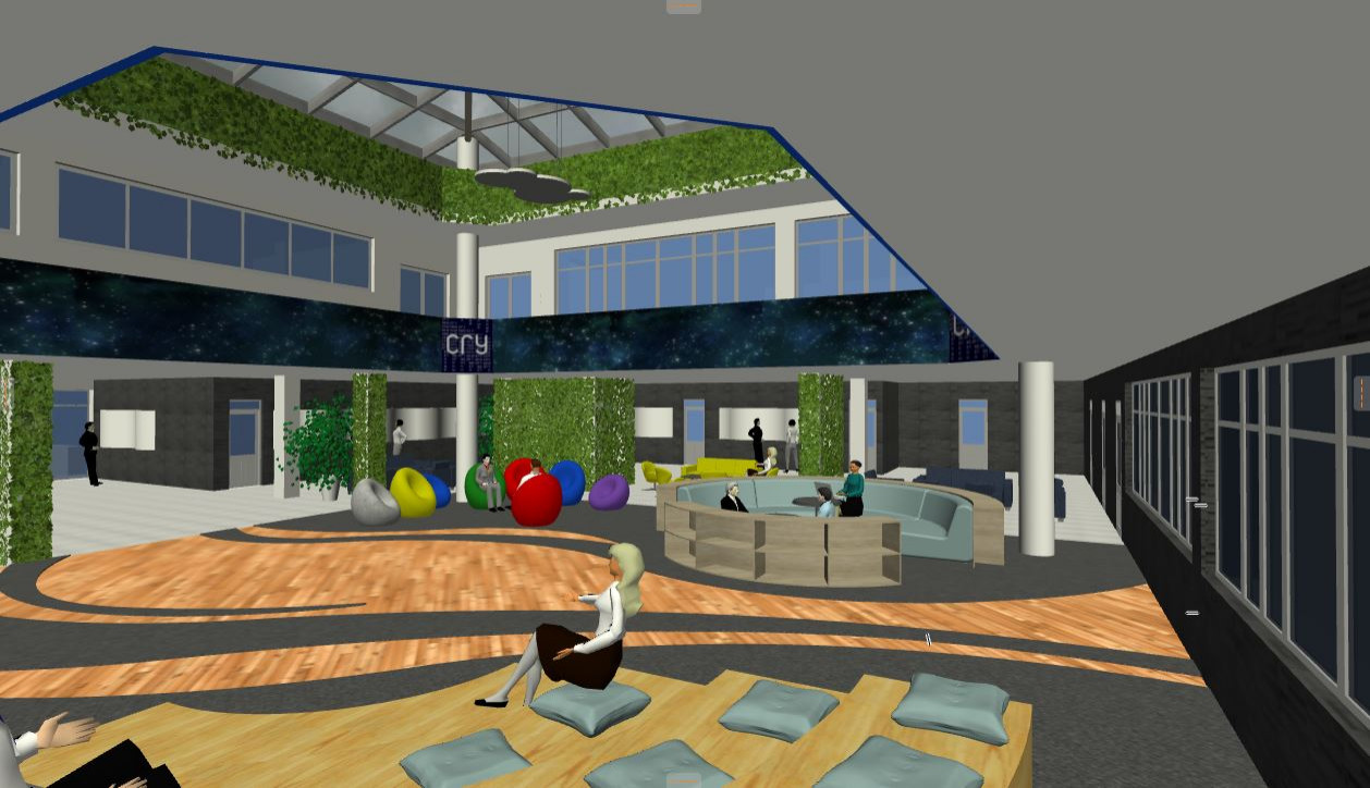 Обложка проекта: Вестибюль Сочинского университета в Центральном районе г. Сочи