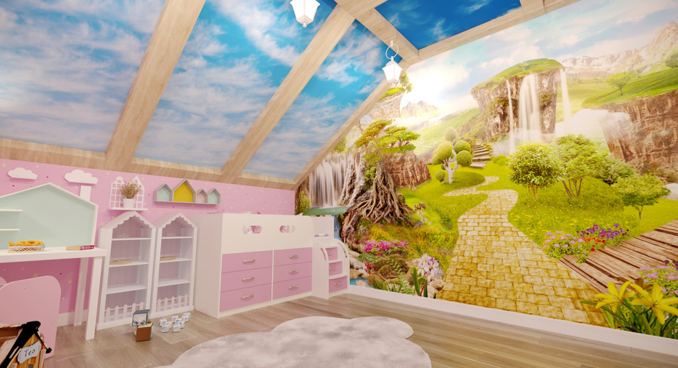 Обложка проекта: детская комната девочка