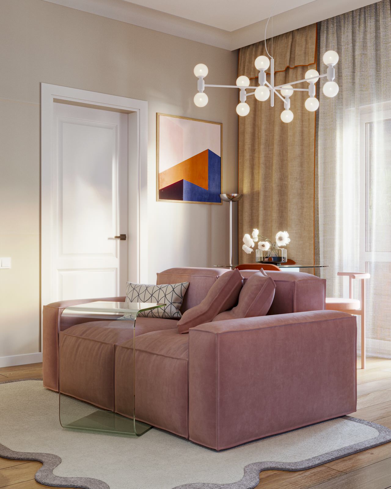 Трехкомнатная квартира в Анапе ЖК "Anapolis Residents"