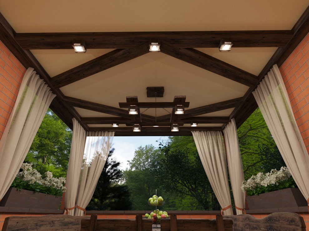 Беседка в загородном доме