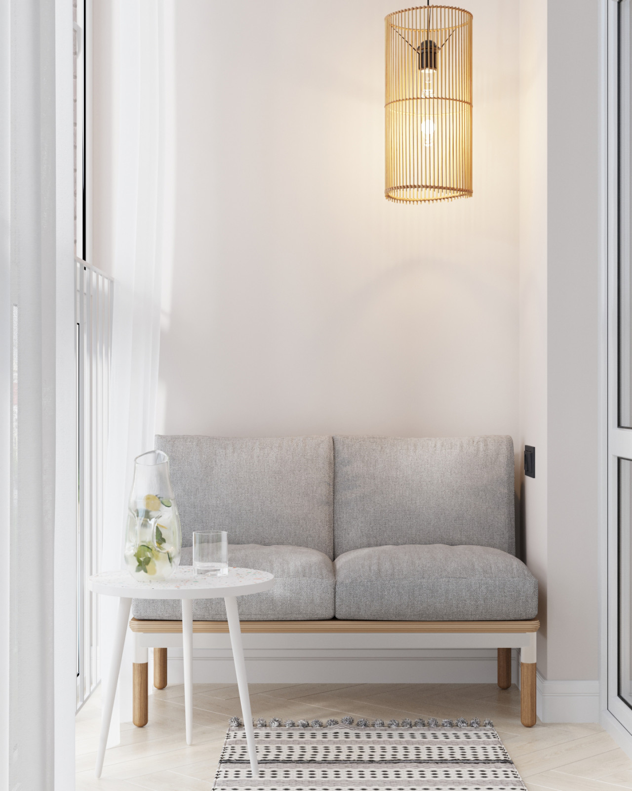 Обложка проекта: Дизайн-проект квартиры, площадью 59 м2, мкр Северный парк