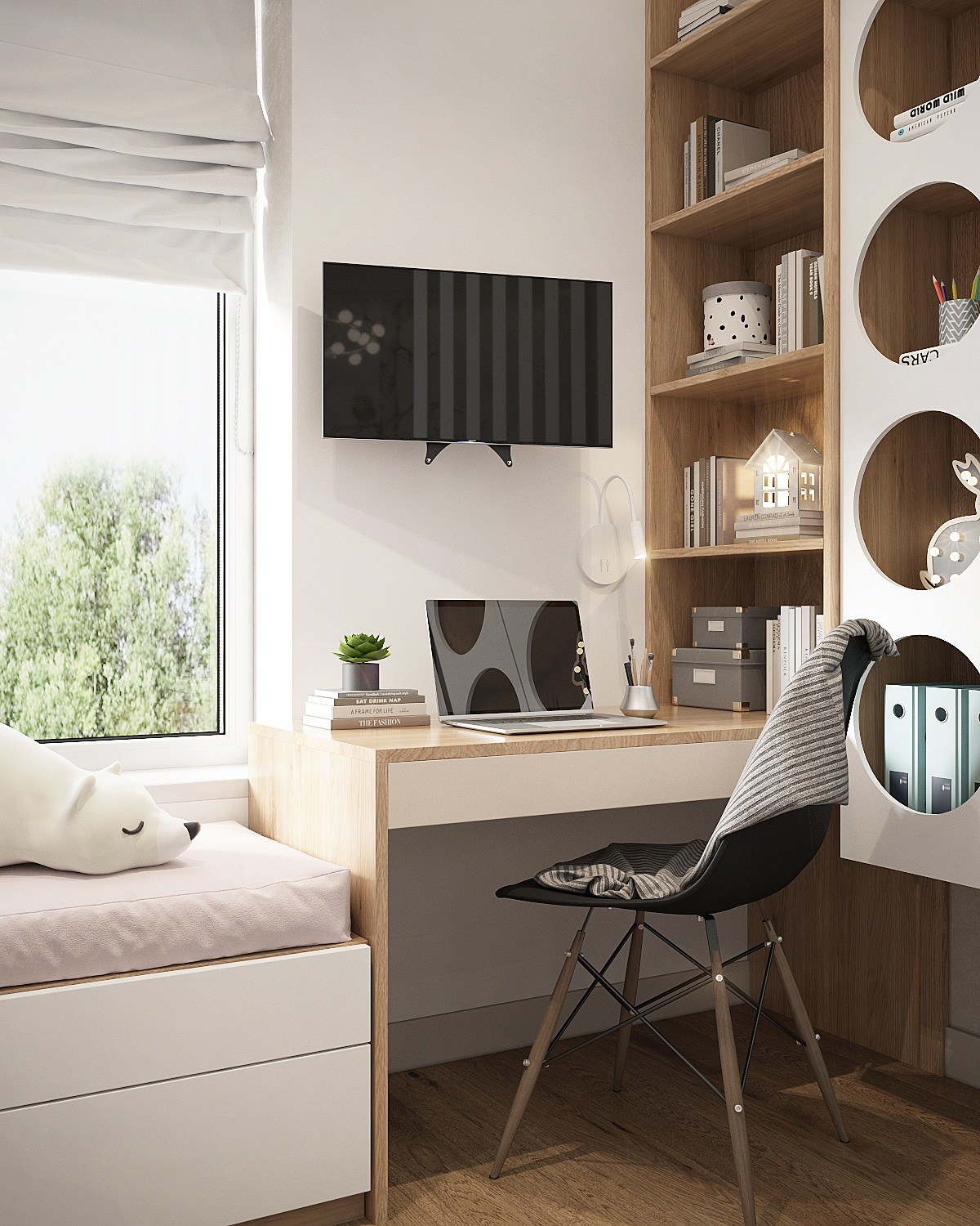 Элегантная современная трехкомнатная квартира