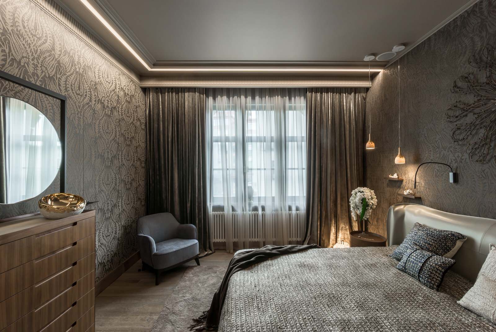 Квартира в современном стиле с элементами арт-деко