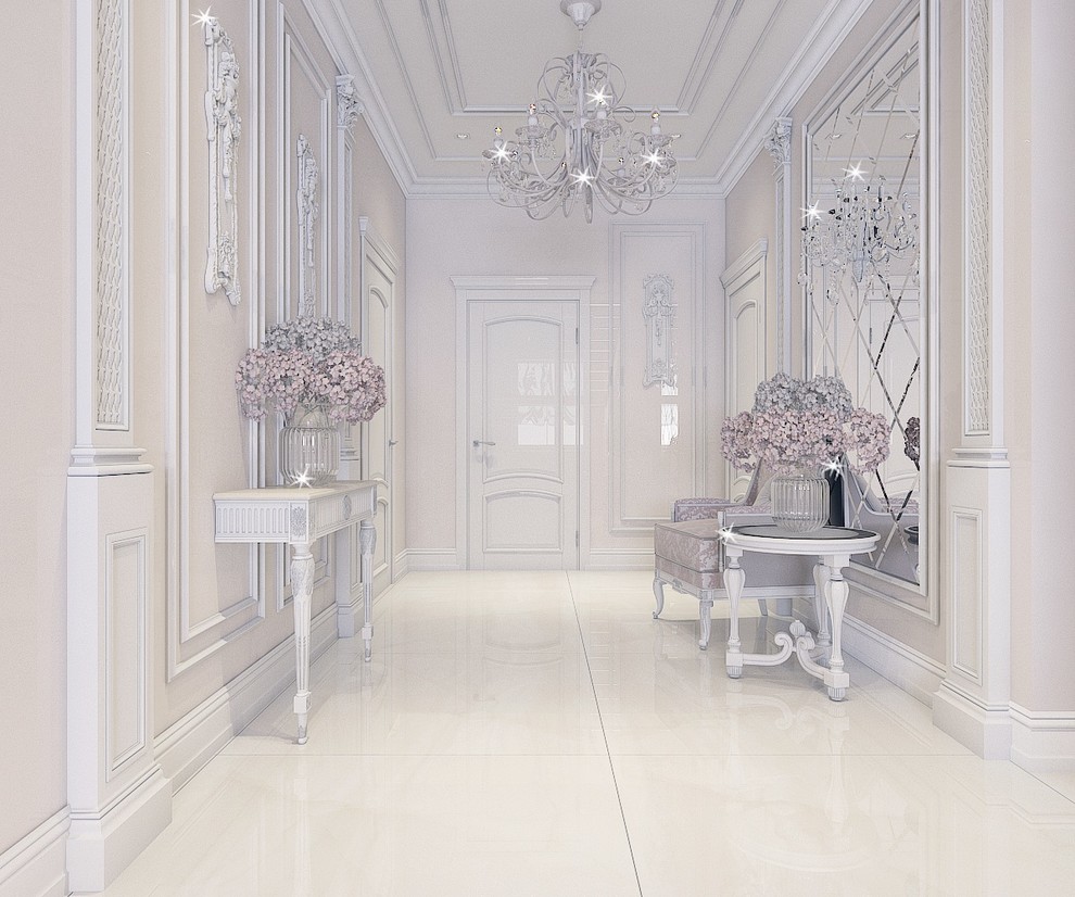 Холл в частном домовладении (г.Москва)