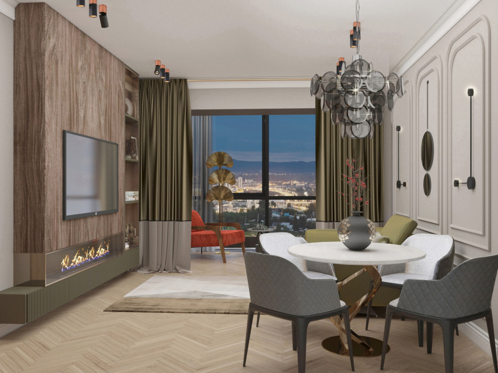 Обложка проекта: Яркое решение для квартиры в ЖК SCANDIS OZERO