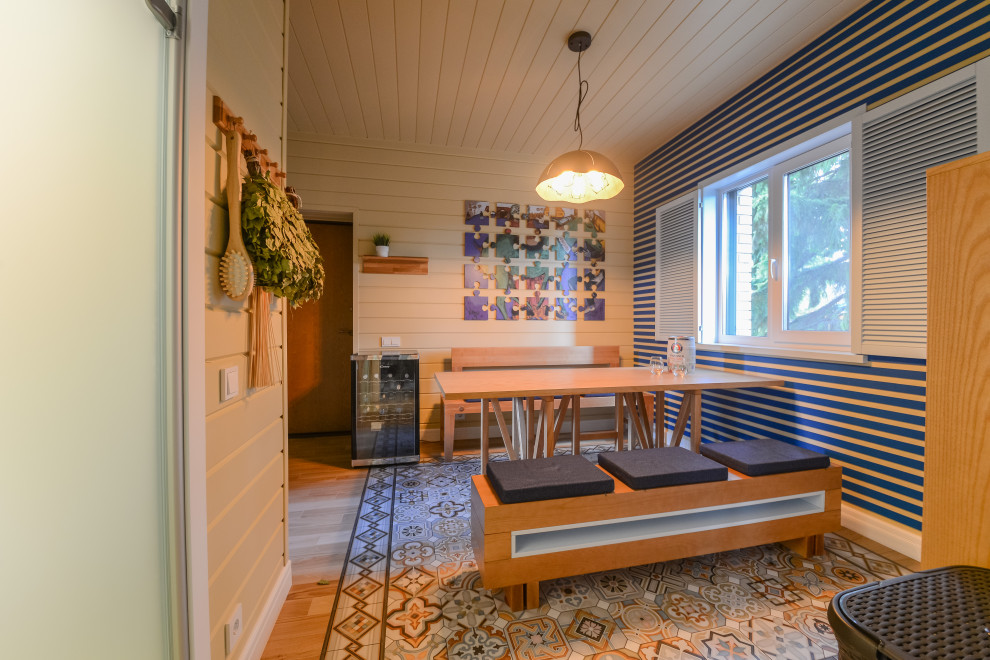 Летний дачный дом с банным комплексом