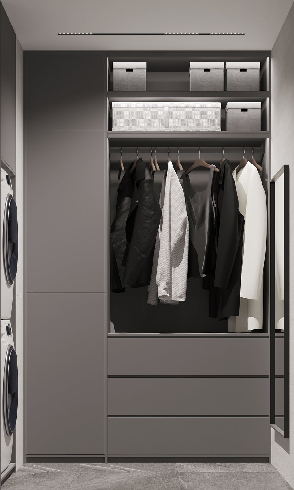 Гардеробная-постирочная