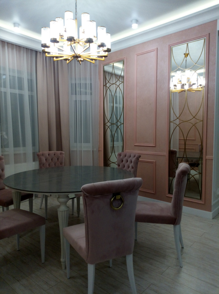 Кухня, столовая и гостиная