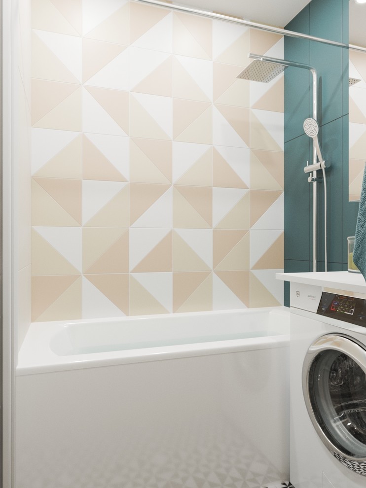 Проект ванной комнаты в типовой "Ульяновке"