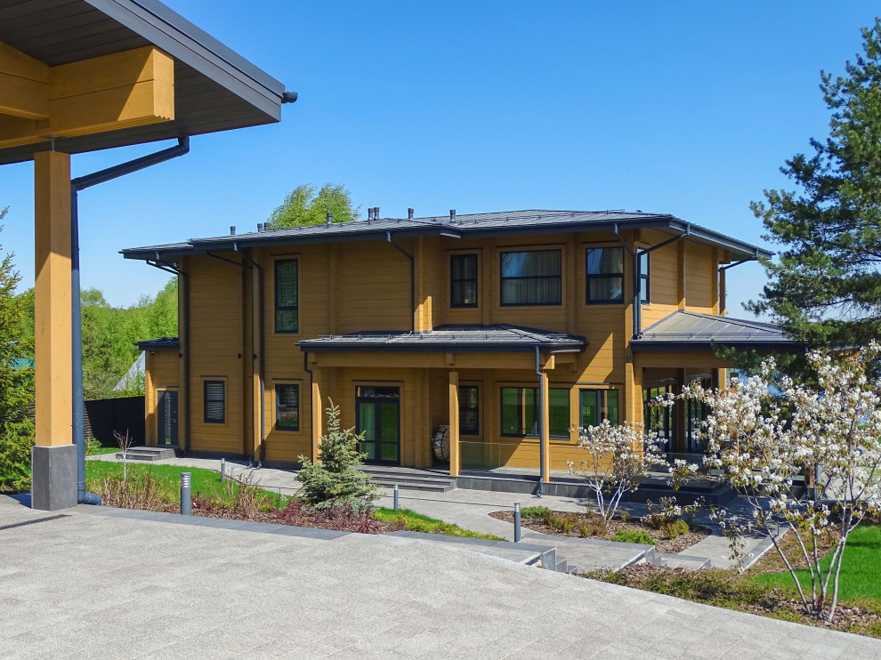 Индивидуальный проект дома в стиле Райта П274