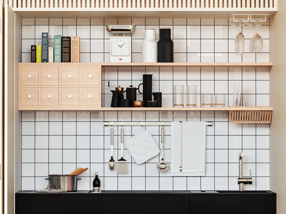 Дизайн-проект Ячейки типа F в доме наркомфина