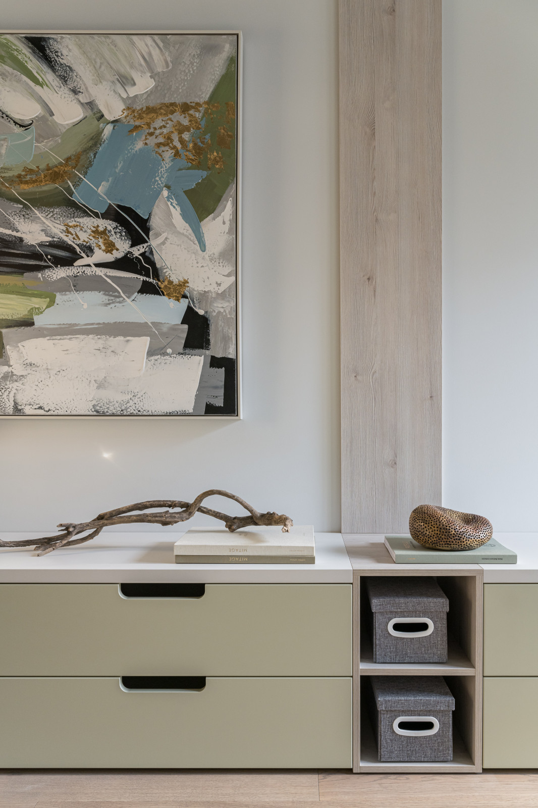 Квартира для активной семьи в минималистичном стиле