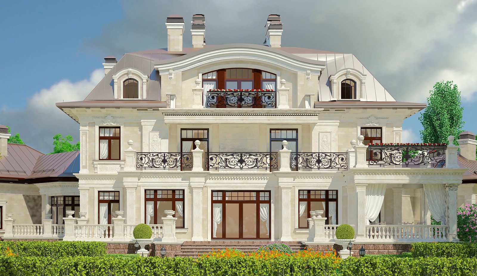 Обложка проекта: Дизайн проект загородного дома в ЖК Мэдисон-Парк