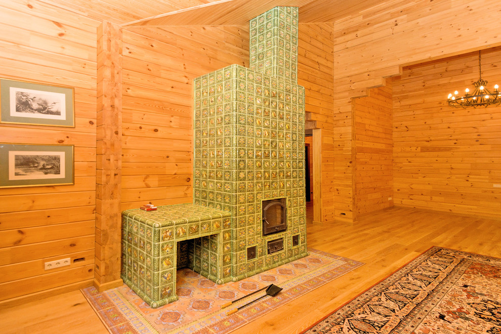 Дом из клееного бруса по проекту "Занино"