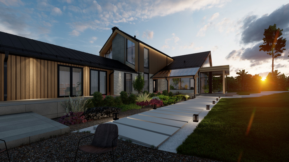 Комплекс зданий по каркасной технологии