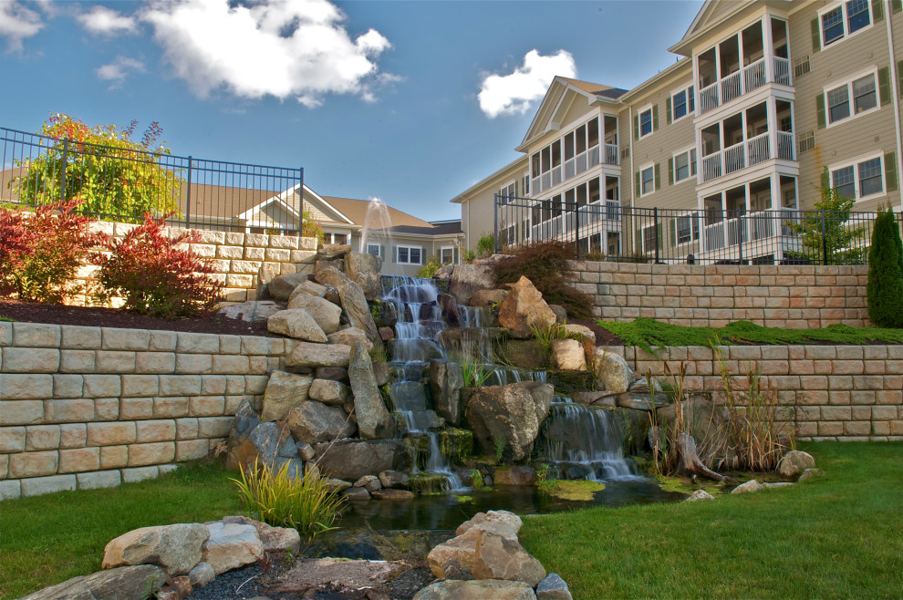 Подпорные стены частного санатория