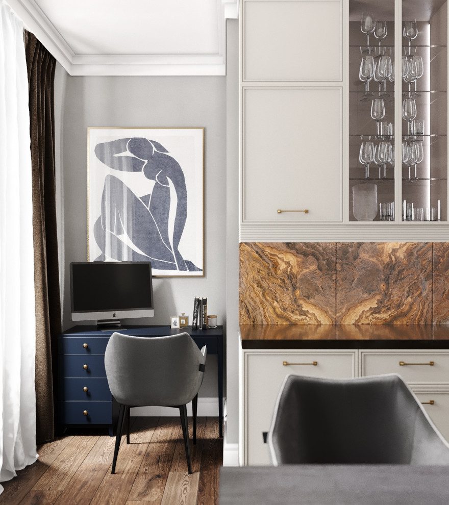 Проект интерьера квартиры в ЖК «Солнечный Олимп»