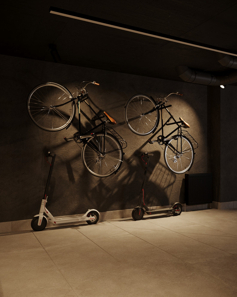 Гараж на две машины в частном доме