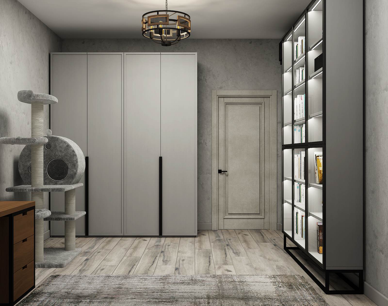 Обложка проекта: Проект квартиры 93,7 кв.м. г. Пятигорск 2021 год