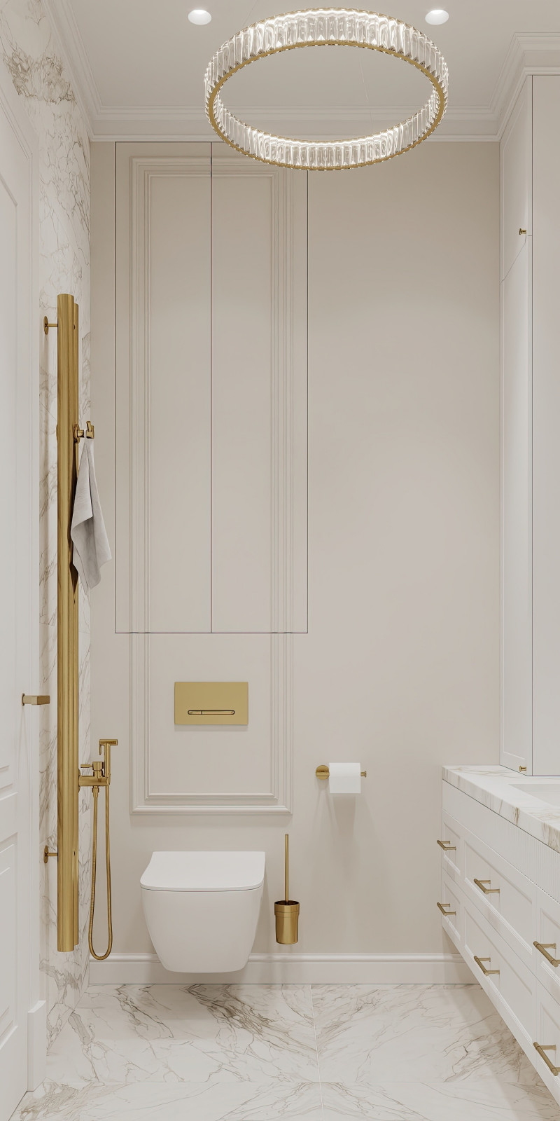 Дизайн и ремонт квартиры в ЖК Сердце Столицы - Поэзия неоклассики