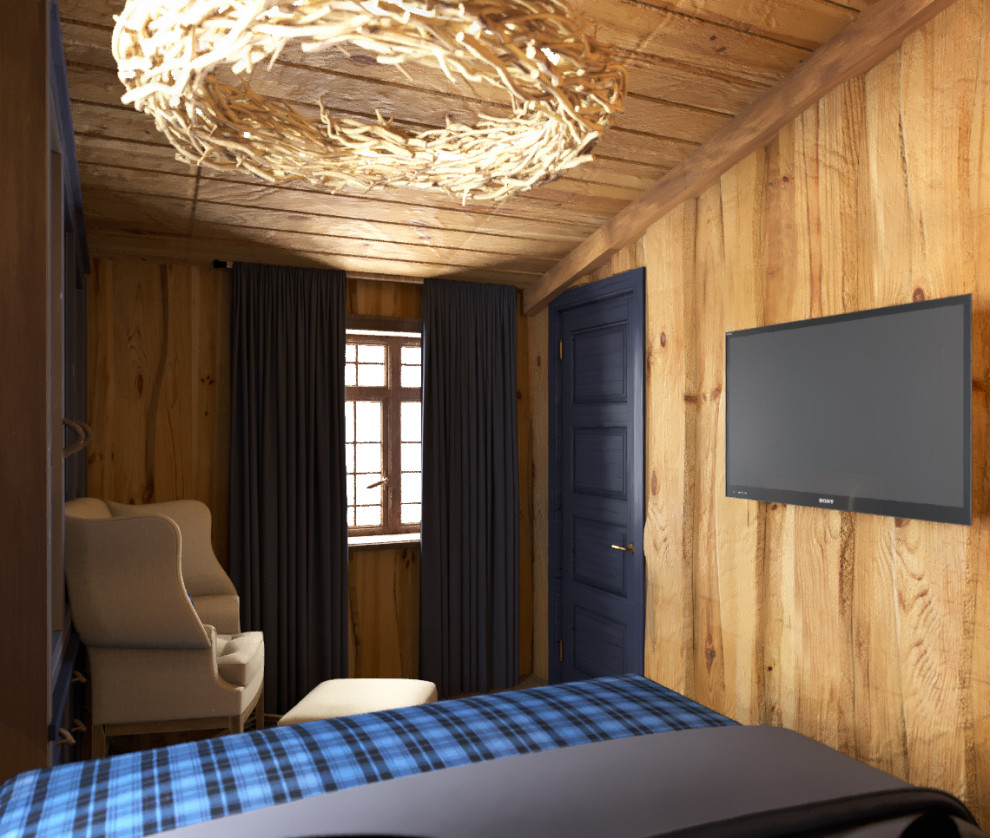 Гостевой деревянный домик, 2 этажа,